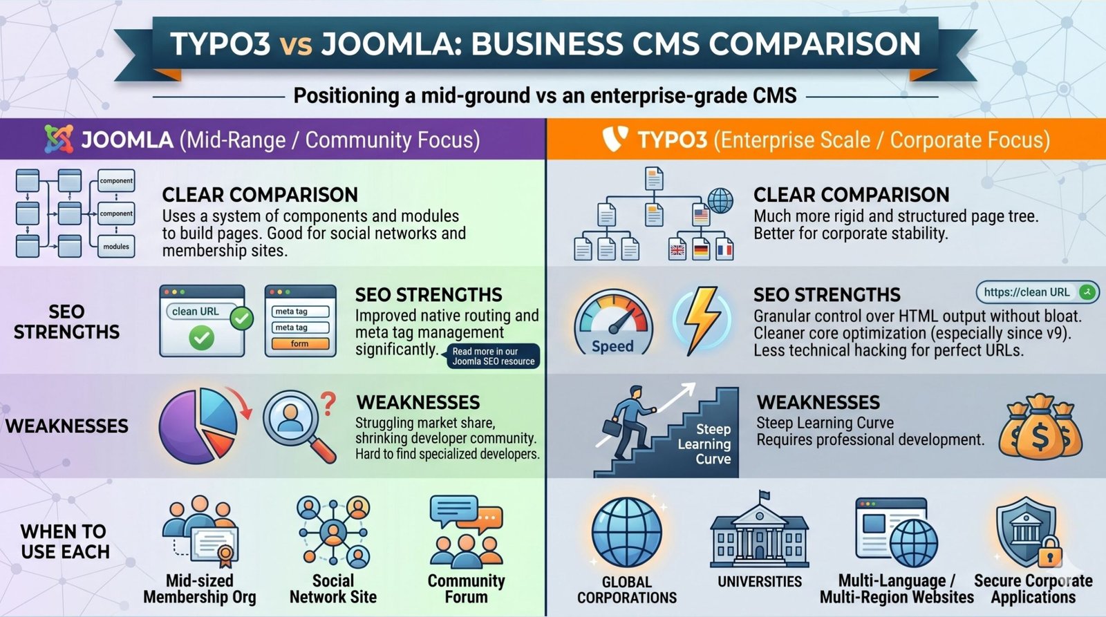 TYPO3 vs Joomla