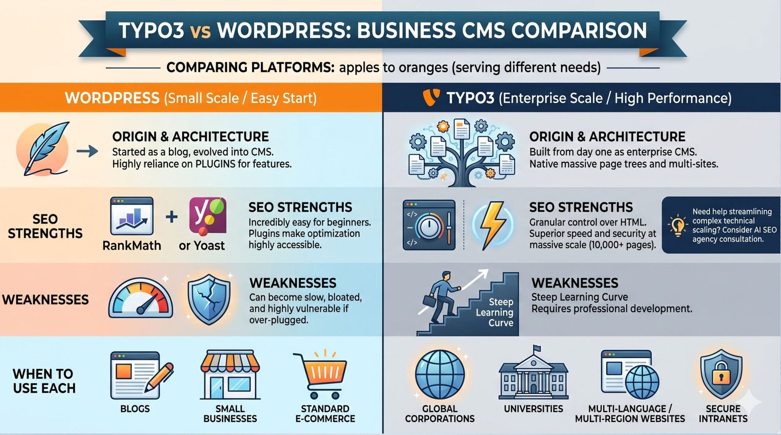 TYPO3 vs WordPress